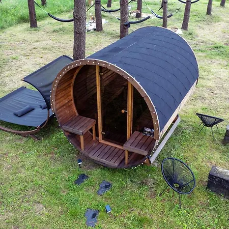 Lodge L Ost In Sensations -hebergements Insolites Et De Luxe Sauna Piscine Foret Marcenais